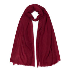 Bordeaux merino scarf by Kashmir Loom