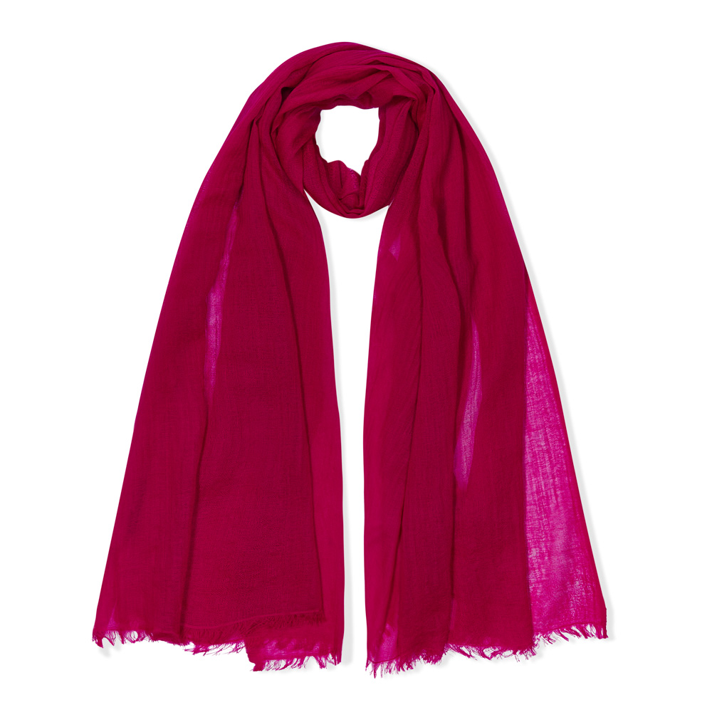 Vivid merino scarf by Kashmir Loom