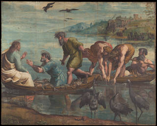 Raphael Cartoon, The Miraculous Draught of Fishes
