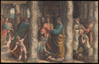 Raphael Cartoon, The Healing of the Lame Man
