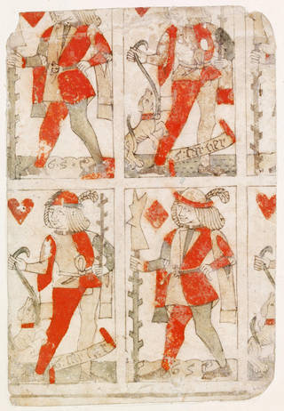 Printed playing cards